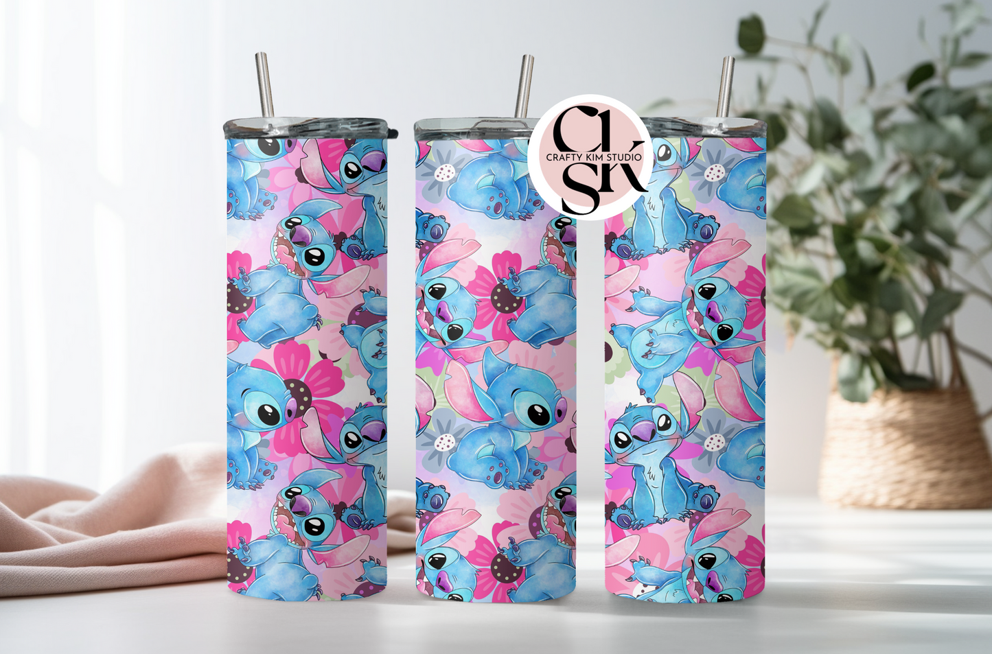 Floral Alien 20 oz Tumbler