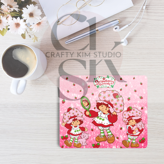 Strawberry Character Mousepad