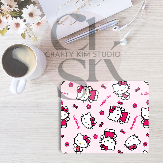 Pink Kitty Mousepad