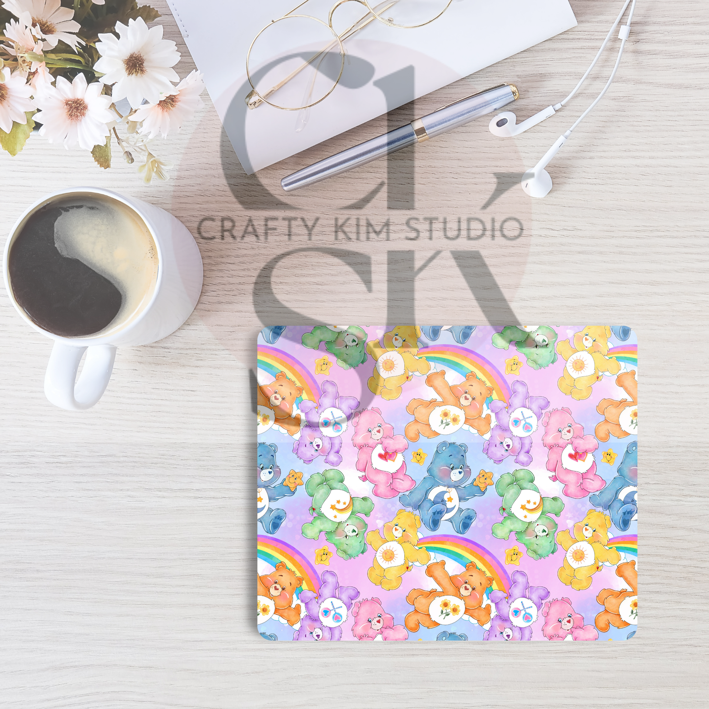 Rainbow Bears Mousepad