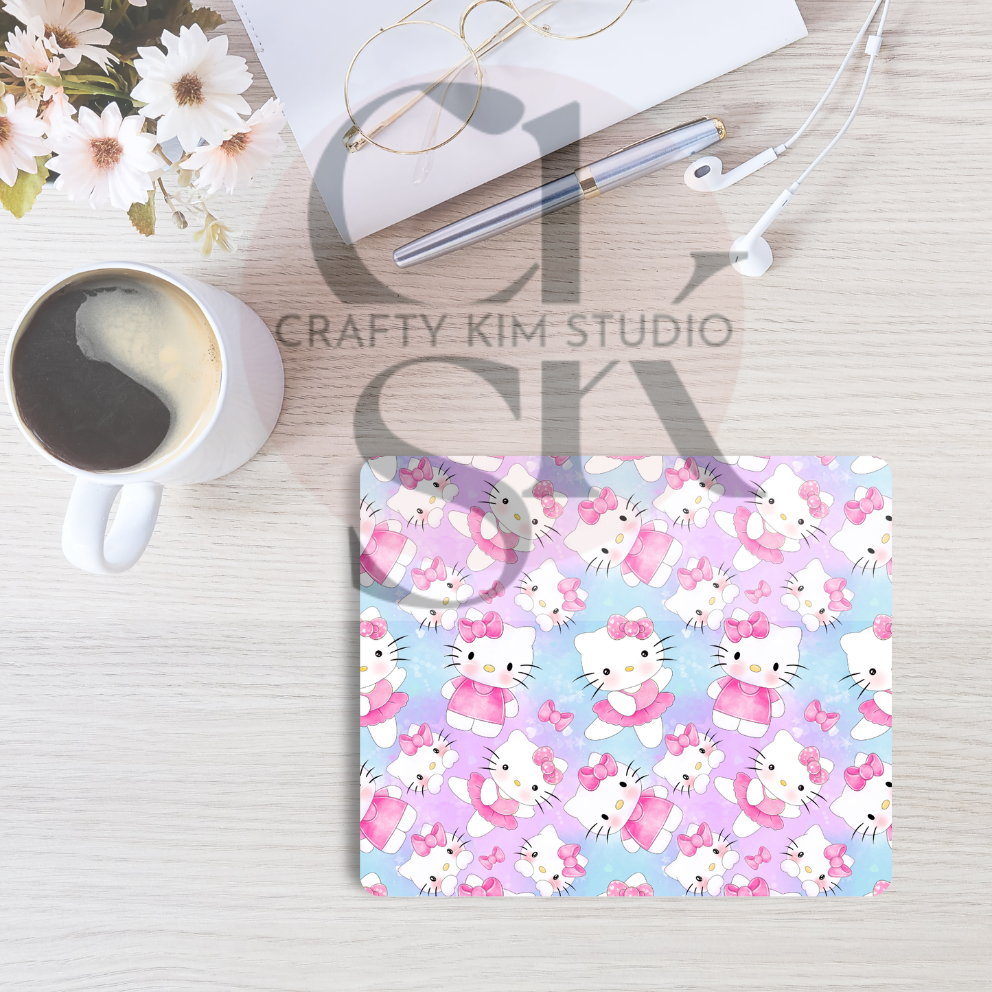 Ballerina Kitty Mousepad