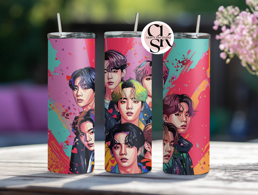 Pop Korean Singers 20 oz Tumbler
