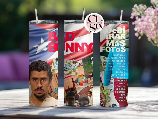 Bad Bunny 20 oz Tumbler