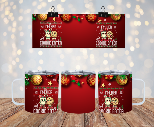 Funny Couples Matching Christmas 12oz Mug